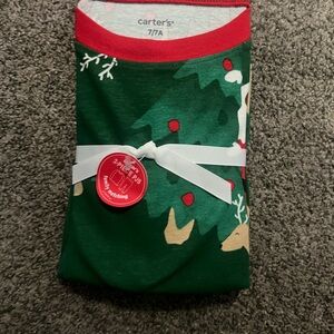 Carter's Green Holiday Pajama Set